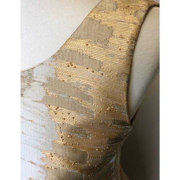 Lafayette 148 Sleeveless Textured Sheath Dress - Picture 7 of 8